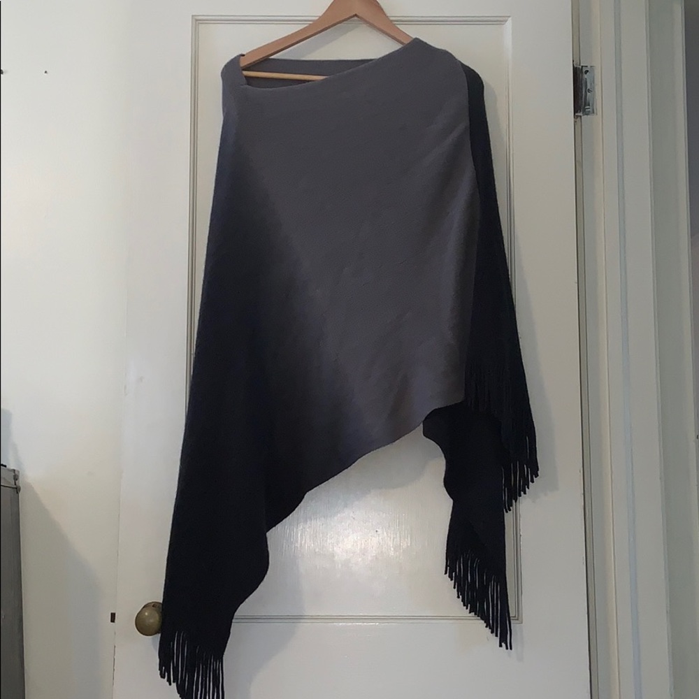 Cotton Bleu poncho style sweater